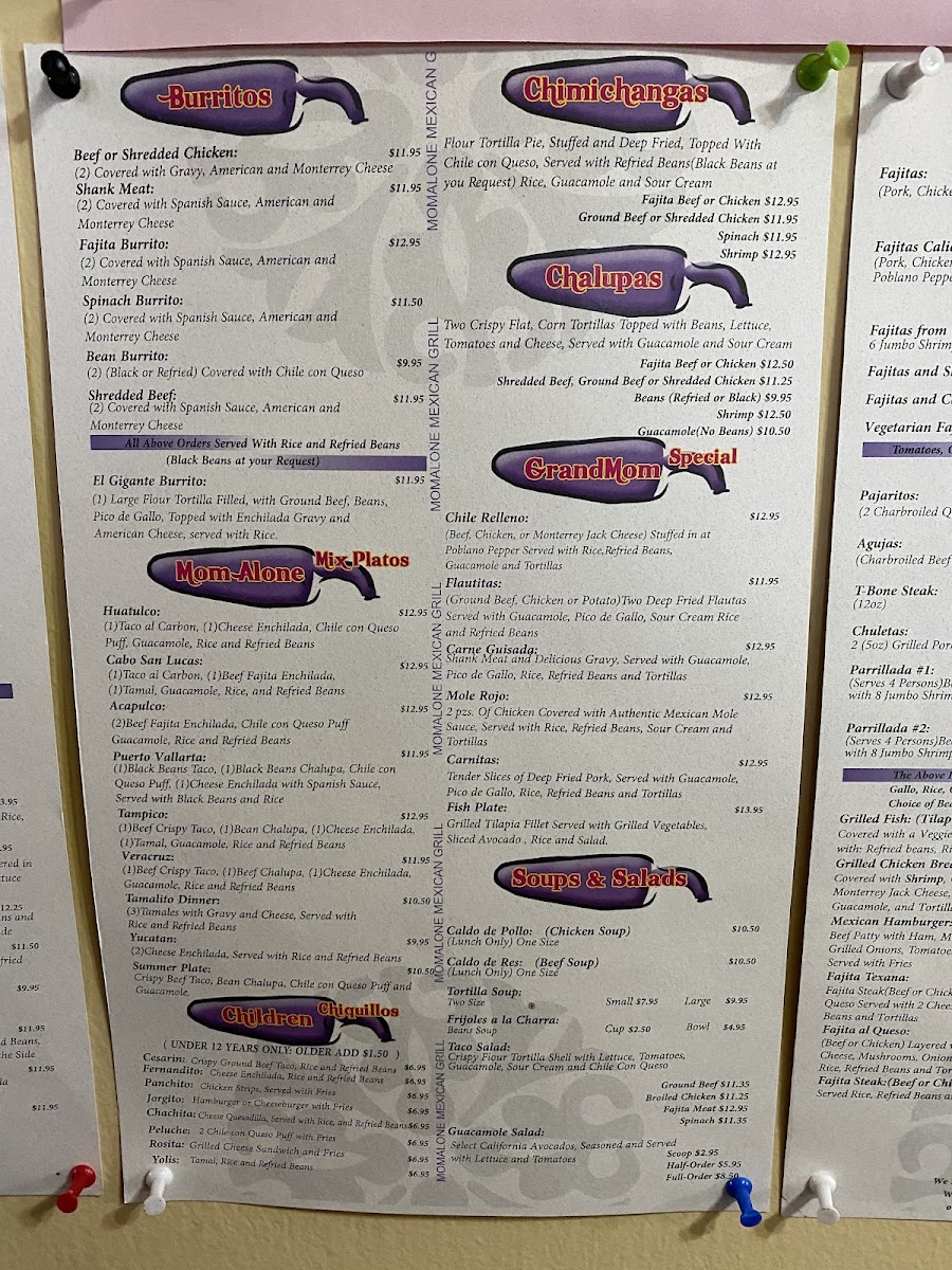 Menu Mom Alone Mexican Grill-10